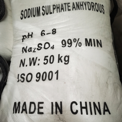 Dụng liệu Natri sulfat Anhydrous với kim loại nguy hiểm Không tải Số lượng 27mt mỗi thùng chứa